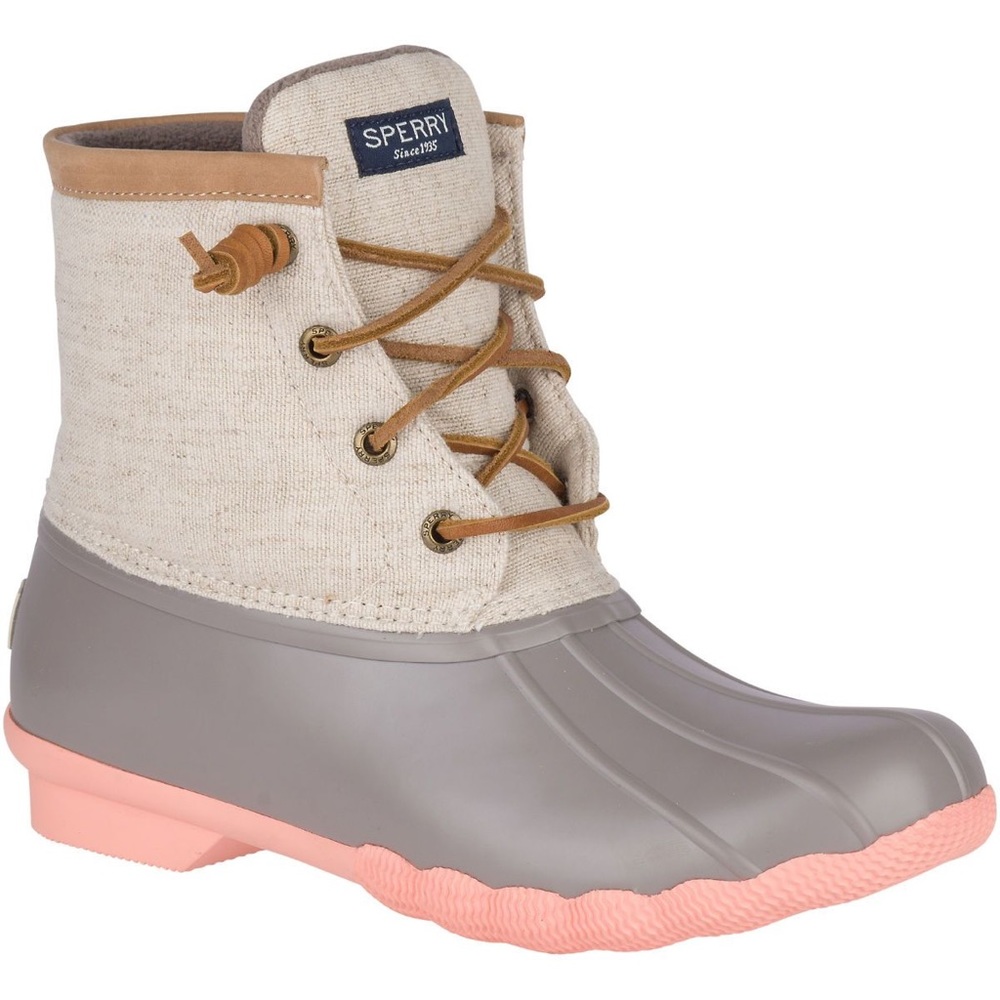 - Sperry size 9 Women's Saltwater Pop Outsole Duck Boot